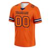 Custom Orange Sleeve Stripes Orange Personalized Authentic Football Jersey FBJ02-bc0f0e0