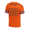 Custom Orange Sleeve Stripes Orange Personalized Authentic Football Jersey FBJ02-bc0f0e0