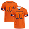 Custom Orange Sleeve Stripes Orange Personalized Authentic Football Jersey FBJ02-bc0f0e0