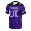 Custom Purple Sleeve Stripes Purple Personalized Authentic Football Jersey FBJ02-bc0f0ea