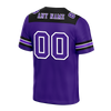 Custom Purple Sleeve Stripes Purple Personalized Authentic Football Jersey FBJ02-bc0f0ea