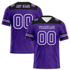 Custom Purple Sleeve Stripes Purple Personalized Authentic Football Jersey FBJ02-bc0f0ea