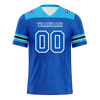 Custom Blue Sleeve Stripes Blue Personalized Authentic Football Jersey FBJ02-bc0f0eb