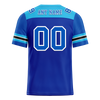 Custom Blue Sleeve Stripes Blue Personalized Authentic Football Jersey FBJ02-bc0f0eb