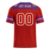 Custom Red Sleeve Stripes Red Personalized Authentic Football Jersey FBJ02-bc0f0e9