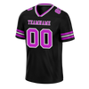 Custom Black Sleeve Stripes Purple Personalized Authentic Football Jersey FBJ02-bc0f0fa