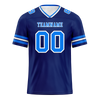 Custom Blue Sleeve Stripes Blue Personalized Authentic Football Jersey FBJ02-bc0f0fc