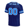 Custom Blue Sleeve Stripes Blue Personalized Authentic Football Jersey FBJ02-bc0f0fc