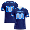 Custom Blue Sleeve Stripes Blue Personalized Authentic Football Jersey FBJ02-bc0f0fc