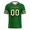 Custom Green Sleeve Stripes Yellow Personalized Authentic Football Jersey FBJ02-bc0f0f9