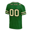 Custom Green Sleeve Stripes Yellow Personalized Authentic Football Jersey FBJ02-bc0f0f9