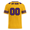 Custom Yellow Sleeve Stripes Purple Personalized Authentic Football Jersey FBJ02-bc0f07c