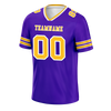 Custom Purple Sleeve Stripes Yellow Personalized Authentic Football Jersey FBJ02-bc0f077