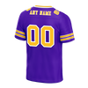 Custom Purple Sleeve Stripes Yellow Personalized Authentic Football Jersey FBJ02-bc0f077