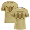 Custom Yellow Sleeve Stripes Yellow Personalized Authentic Football Jersey FBJ02-bc0f080