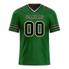 Custom Green Sleeve Stripes Black Personalized Authentic Football Jersey FBJ02-bc0f08e