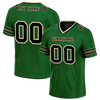 Custom Green Sleeve Stripes Black Personalized Authentic Football Jersey FBJ02-bc0f08e