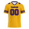 Custom Yellow Sleeve Stripes Purple Personalized Authentic Football Jersey FBJ02-bc0f08f