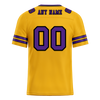 Custom Yellow Sleeve Stripes Purple Personalized Authentic Football Jersey FBJ02-bc0f08f