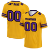 Custom Yellow Sleeve Stripes Purple Personalized Authentic Football Jersey FBJ02-bc0f08f