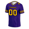 Custom Purple Sleeve Stripes Yellow Personalized Authentic Football Jersey FBJ02-bc0f087