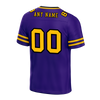 Custom Purple Sleeve Stripes Yellow Personalized Authentic Football Jersey FBJ02-bc0f087