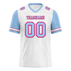 Custom White Aqua Two Tone Aqua Personalized Authentic Football Jersey FBJ02-bc0f09b