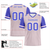 Custom Pink Purple Two Tone Purple Personalized Authentic Football Jersey FBJ02-bc0f09c