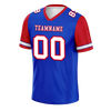 Custom Blue Red Two Tone White Personalized Authentic Football Jersey FBJ02-bc0f09d