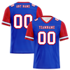 Custom Blue Red Two Tone White Personalized Authentic Football Jersey FBJ02-bc0f09d