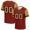 Custom Brown Orange Two Tone Orange Personalized Authentic Football Jersey FBJ02-bc0f09f