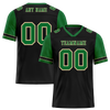 Custom Black Green Two Tone Green Personalized Authentic Football Jersey FBJ02-bc0f097