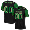 Custom Black Green Two Tone Green Personalized Authentic Football Jersey FBJ02-bc0f097