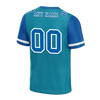 Custom Aqua Blue Two Tone Blue Personalized Authentic Football Jersey FBJ02-bc0f098