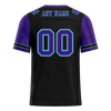 Custom Black Purple Two Tone Purple Personalized Authentic Football Jersey FBJ02-bc0f099