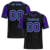 Custom Black Purple Two Tone Purple Personalized Authentic Football Jersey FBJ02-bc0f099