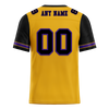 Custom Yellow Black Two Tone Black Personalized Authentic Football Jersey FBJ02-bc0fa00