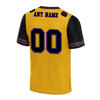 Custom Yellow Black Two Tone Black Personalized Authentic Football Jersey FBJ02-bc0fa00