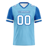 Custom Aqua Blue Two Tone White Personalized Authentic Football Jersey FBJ02-bc0fa0a