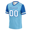 Custom Aqua Blue Two Tone White Personalized Authentic Football Jersey FBJ02-bc0fa0a