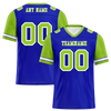 Custom Blue Green Two Tone Green Personalized Authentic Football Jersey FBJ02-bc0fa0c