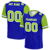 Custom Blue Green Two Tone Green Personalized Authentic Football Jersey FBJ02-bc0fa0c