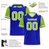 Custom Blue Green Two Tone Green Personalized Authentic Football Jersey FBJ02-bc0fa0c