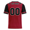 Custom Brown Black Two Tone Black Personalized Authentic Football Jersey FBJ02-bc0fa0d