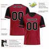 Custom Brown Black Two Tone Black Personalized Authentic Football Jersey FBJ02-bc0fa0d