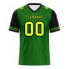 Custom Green Black Two Tone Yellow Personalized Authentic Football Jersey FBJ02-bc0fa0e