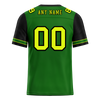 Custom Green Black Two Tone Yellow Personalized Authentic Football Jersey FBJ02-bc0fa0e