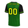 Custom Green Black Two Tone Yellow Personalized Authentic Football Jersey FBJ02-bc0fa0e