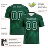 Custom Green Graffiti Pattern Green Personalized Authentic Football Jersey FBJ02-bc0fabb