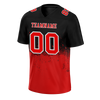 Custom Black Red Graffiti Pattern Red Personalized Authentic Football Jersey FBJ02-bc0fabf